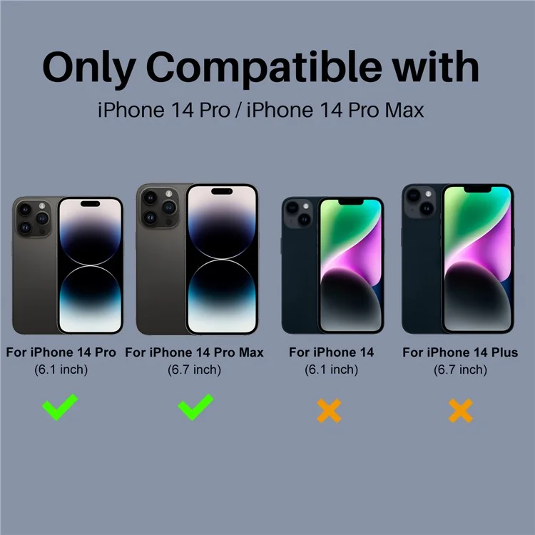NORTHJO 2 шт. Для iPhone 14 Pro / 14 Pro Max Защитная пленка из закаленного стекла для камеры HD 3D интегрированная