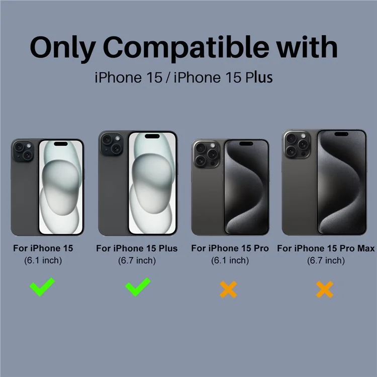 NORTHJO 2Pcs For iPhone 15 / 15 Plus Tempered Glass Camera Lens Protector Clear 3D Full Coverage Integrated