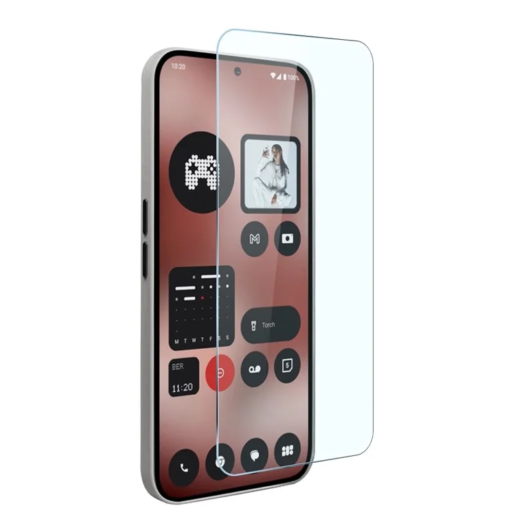 NORTHJO A+ For Nothing Phone (2a) Plus / Phone (2a) Protezione dello schermo Clarity 2.5D Pellicola in vetro temperato