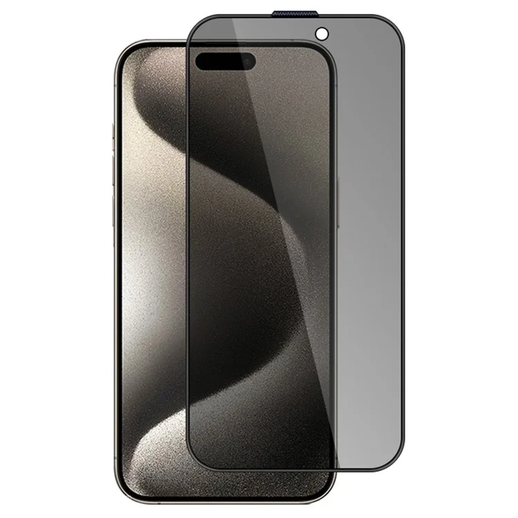 X-LEVEL For iPhone 16 Pro Max Privacy Screen Protector Full Coverage 2.5D Tempered Glass Film Silk Printing
