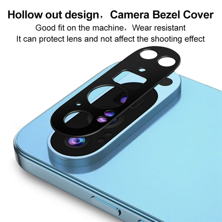 IMAK For Google Pixel 9 Pro Camera Lens Protector Hollow Metal Lens Cover
