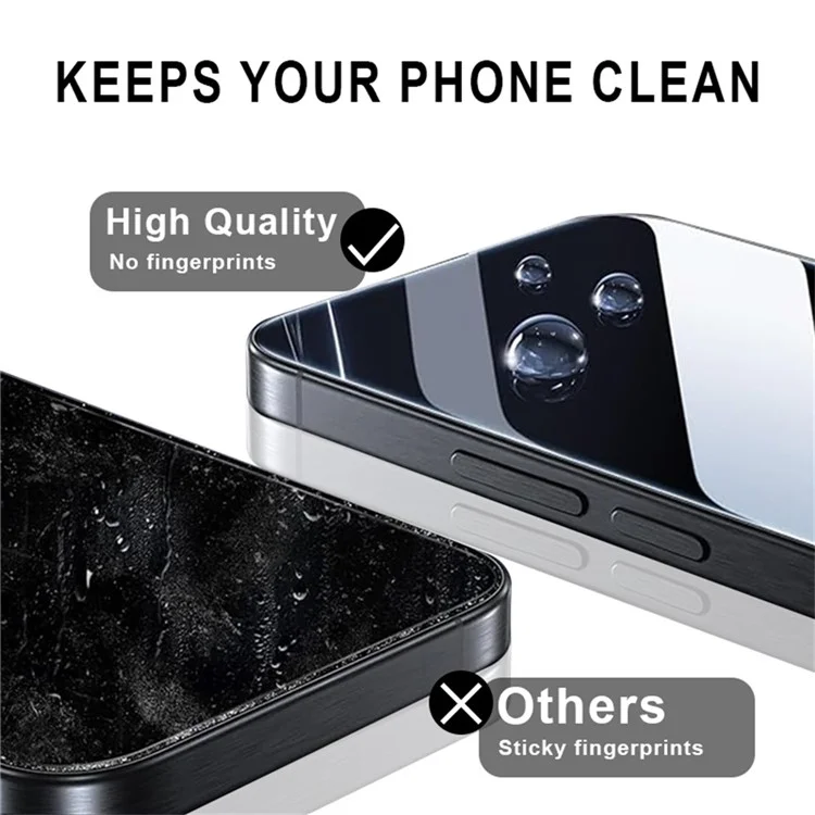 Para Samsung Galaxy F55 5G / C55 5G / M55 5G Protector de pantalla completa Impresión en seda Borde negro