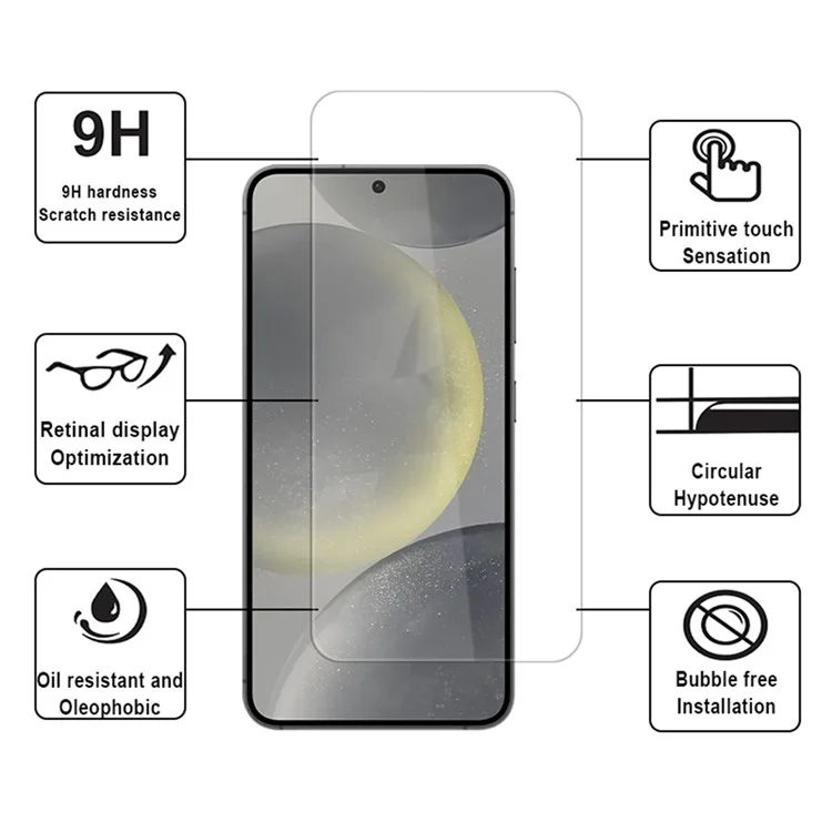Para Samsung Galaxy F55 5G / C55 5G / M55 5G Protector de Pantalla 9H Película de Dureza