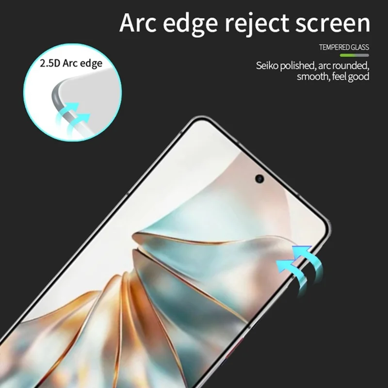 PINWUYO JK Series-2 for ZTE nubia Z60S Pro 5G Full Screen Protector 9H Hardness Shatter-Proof