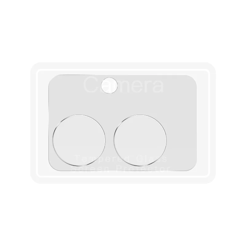 RURIHAI 2Pcs For Realme C61 4G Camera Lens Protector 0.2mm 2.5D Arc Edge Rear Lens Film