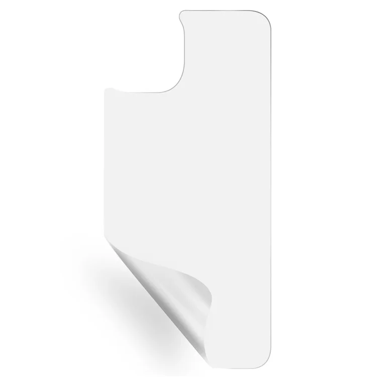 Pour iPhone 14 6.1 pouces Protecteur de téléphone arrière Film hydrogel Full Cover HD Clear Anti-rayures TPU + Film PET