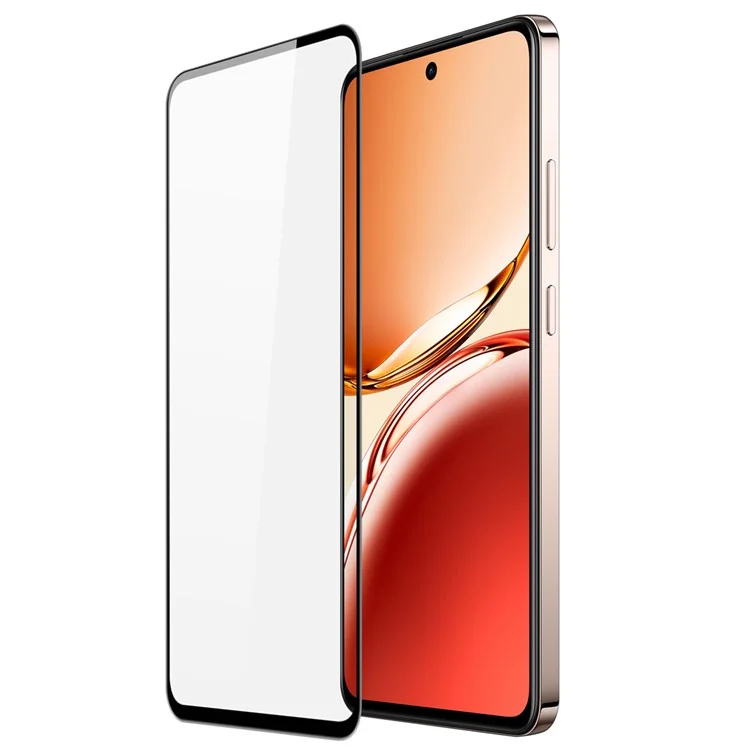 DUX DUCIS Für Oppo Reno12 F 4G / 5G Bildschirmschutz Mittelstarkes Aluminiumglas-Film Anti-Explosion (9D)