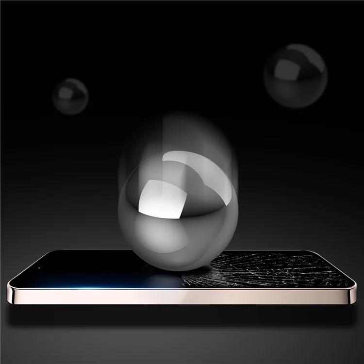 DUX DUCIS Für Oppo Reno12 F 4G / 5G Bildschirmschutz Mittelstarkes Aluminiumglas-Film Anti-Explosion (9D)