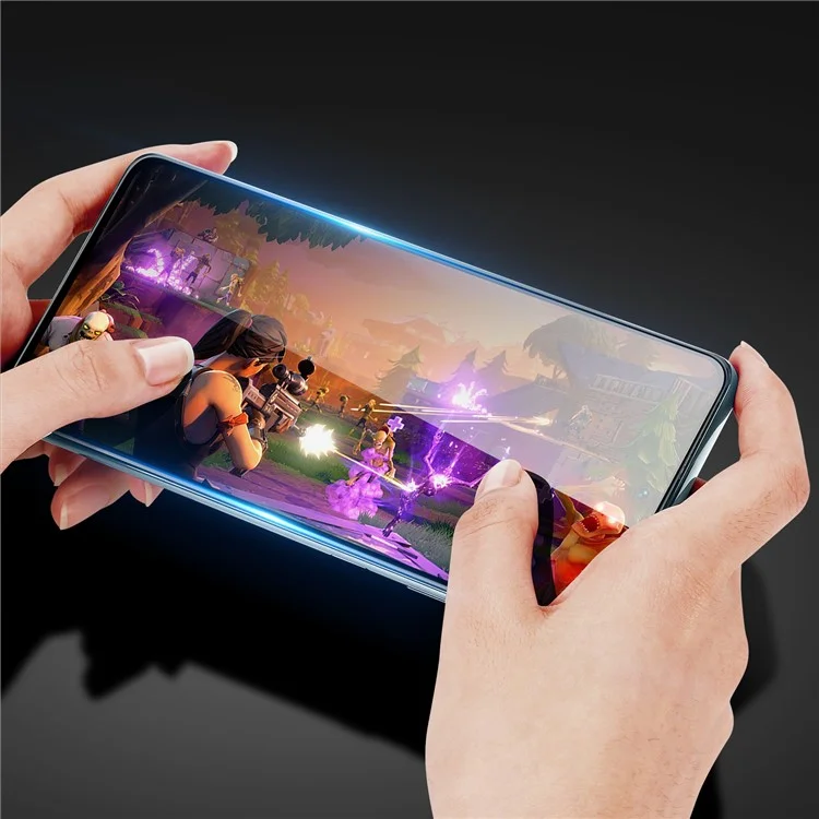 DUX DUCIS Für Oppo Reno12 F 4G / 5G Bildschirmschutz Mittelstarkes Aluminiumglas-Film Anti-Explosion (9D)