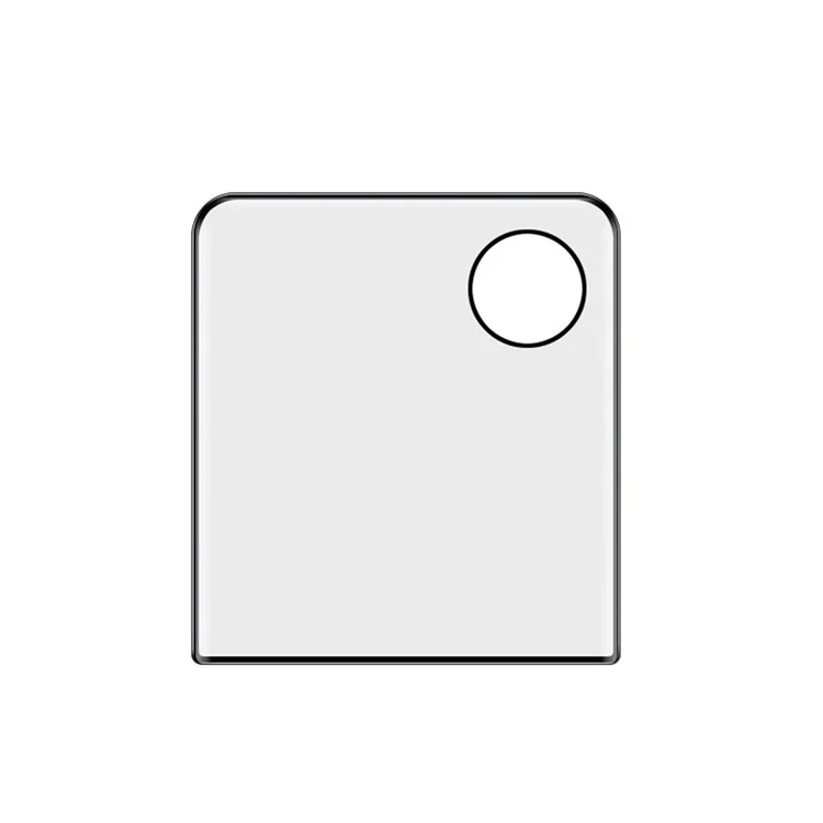 IMAK Para Honor Magic V Flip 5G Protector de Pantalla Trasera Película de Vidrio Templado Curvado 3D