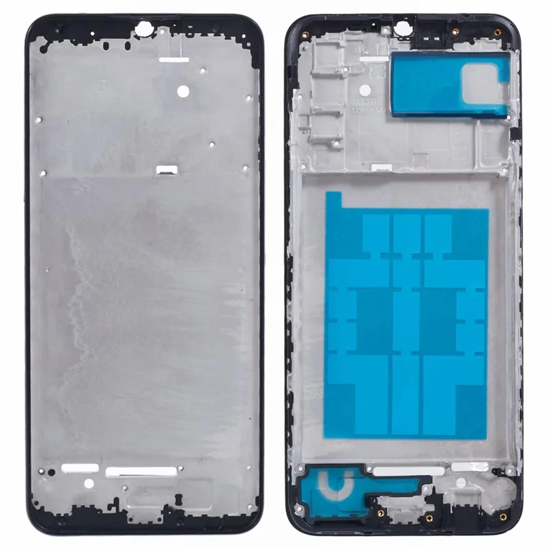 Para Samsung Galaxy A02s (164.2x75.9x9.1mm) A025 Parte del marco de la carcasa frontal de reparación (sin logotipo)