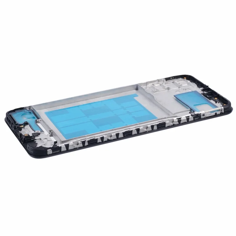 Para Samsung Galaxy A02s (164.2x75.9x9.1mm) A025 Parte del marco de la carcasa frontal de reparación (sin logotipo)