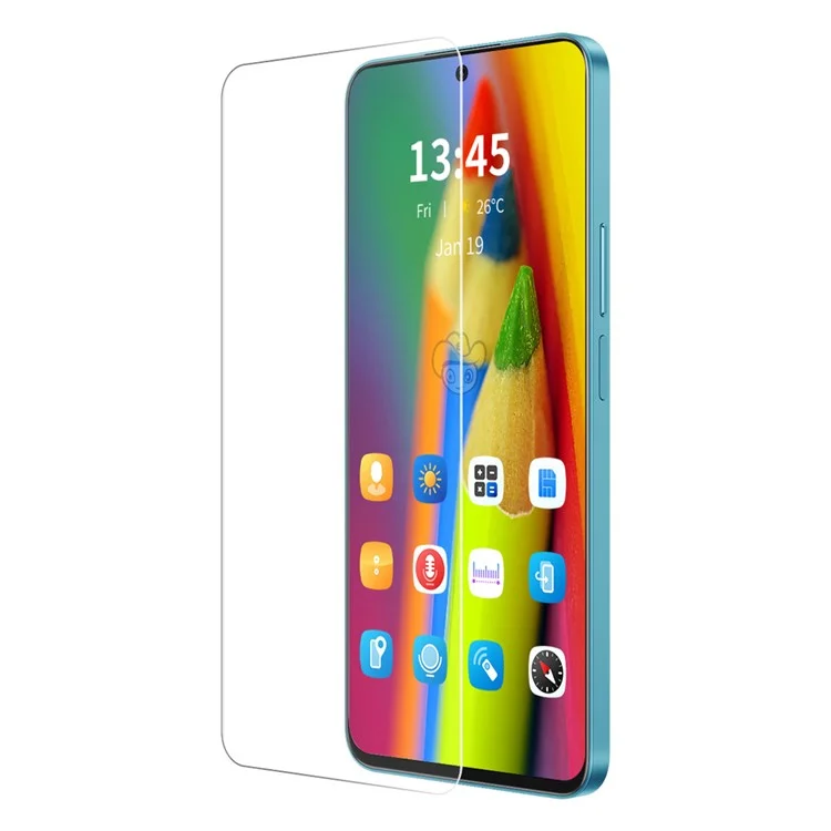 ENKAY HAT PRINCE Per Xiaomi Poco X6 5G Protezione dello schermo Film in vetro di alta qualità in alluminio-silicio 9H di durezza