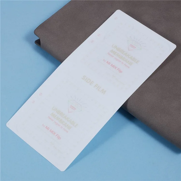 1 juego para la protección de pantalla cristal claro Xiaomi Mix Flip 5G dentro + frontal + cubierta trasera completa de película suave de TPU