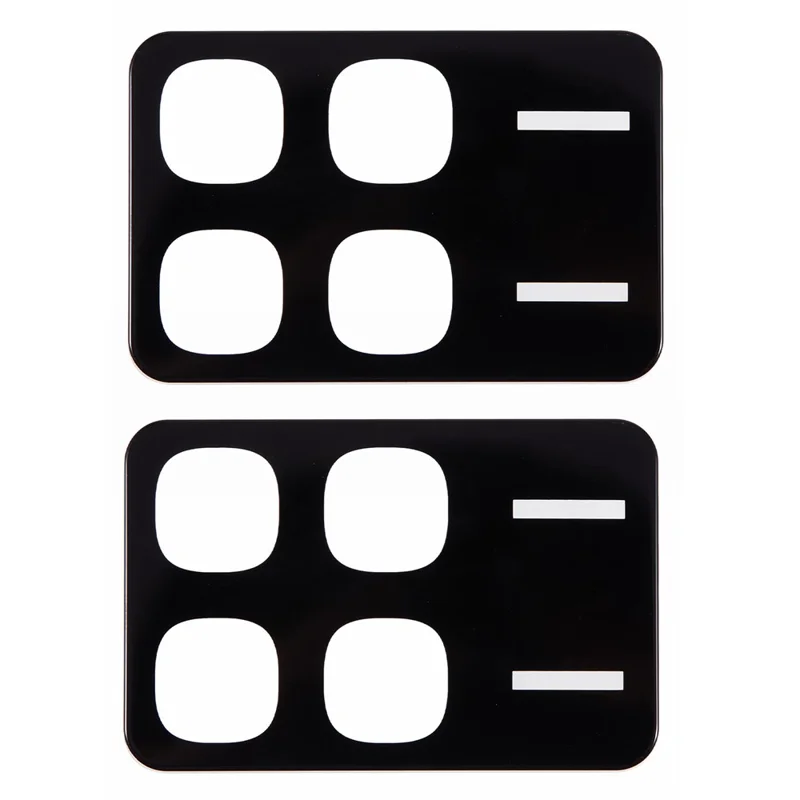 2Pcs For Xiaomi Redmi K70 Ultra Full Coverage Camera Lens Protector Silk Printing Tempered Glass Lens Film 3D Arc Edge