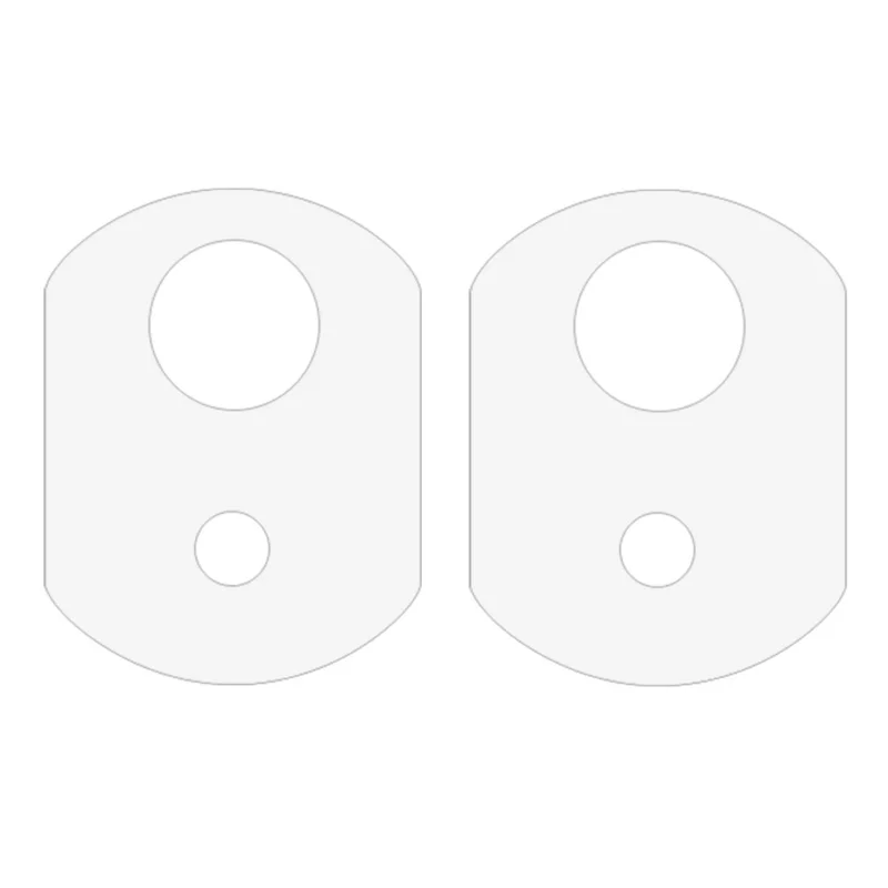 2PCS For Honor MagicPad 2 12.3 Camera Lens Protector Tempered Glass Film 2.5D Arc Edge