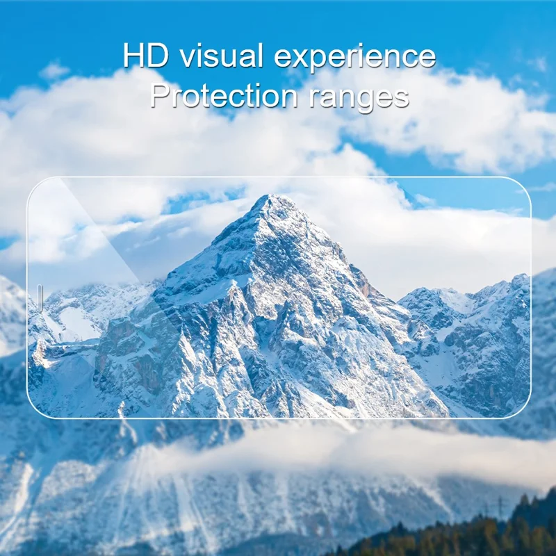 AMORUS 2Pcs For iPhone 16 Plus Screen Protector Transparent Tempered Glass Film Anti-Shatter