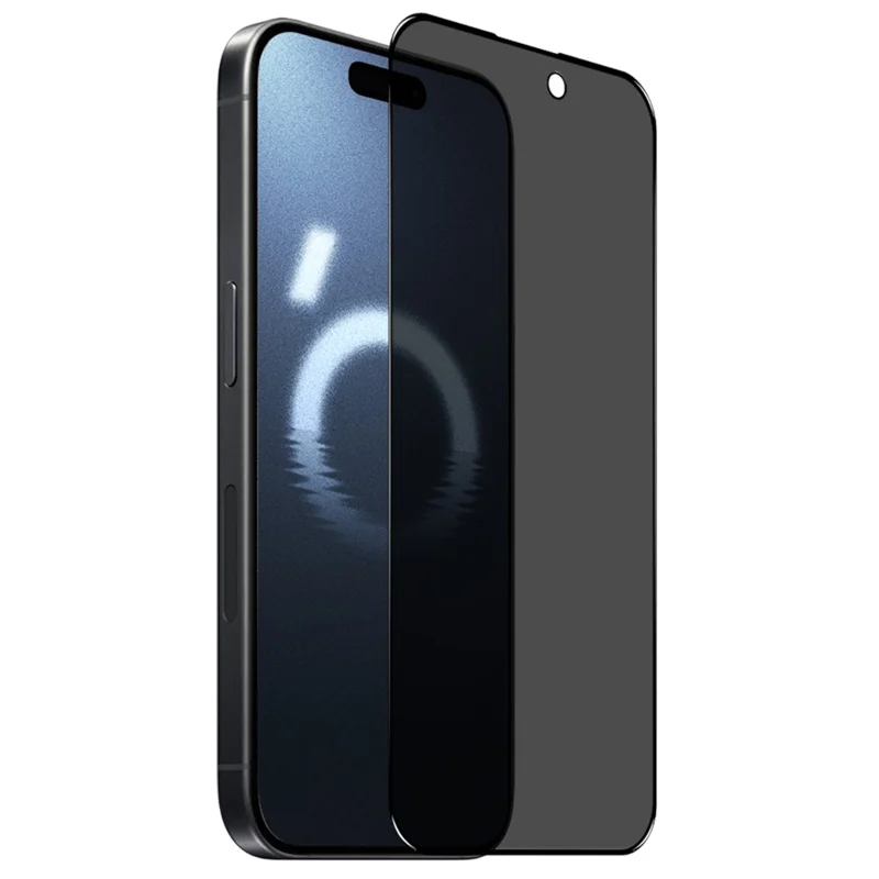 NORTHJO A++ For iPhone 16 Pro Max Screen Protector Privacy Full Glue Silk Printing Anti-Spy Tempered Glass Film