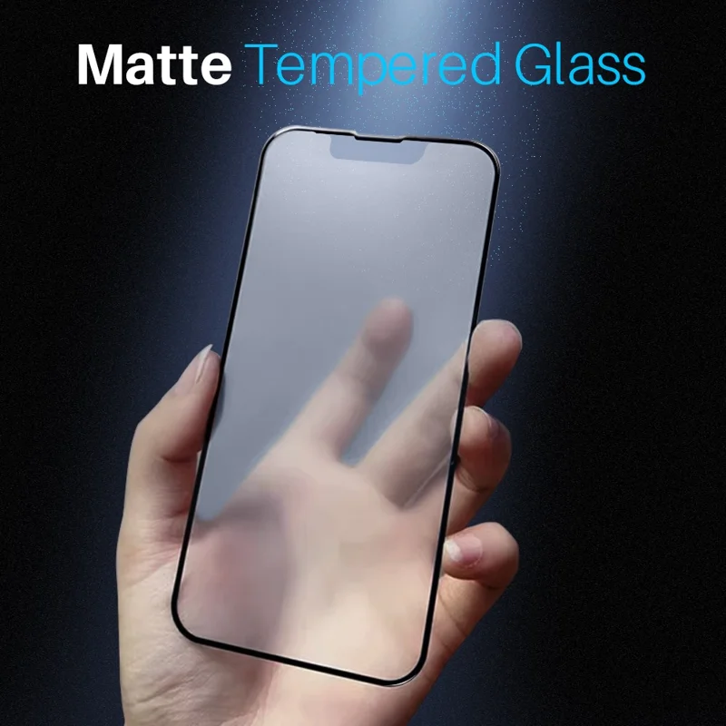 NORTHJO A++ Für iPhone 14 / 13 / 13 Pro Matte Bildschirmschutz Anti-Fingerabdruck Volle Abdeckung 0,3 mm 2,5D Gehärtetes Glas-Folie