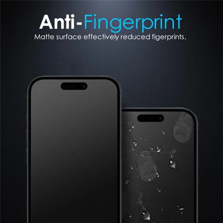 NORTHJO A++ Для iPhone 14 Pro Max Защитная пленка для экрана с матовым покрытием против отпечатков пальцев, полное покрытие, закаленное стекло