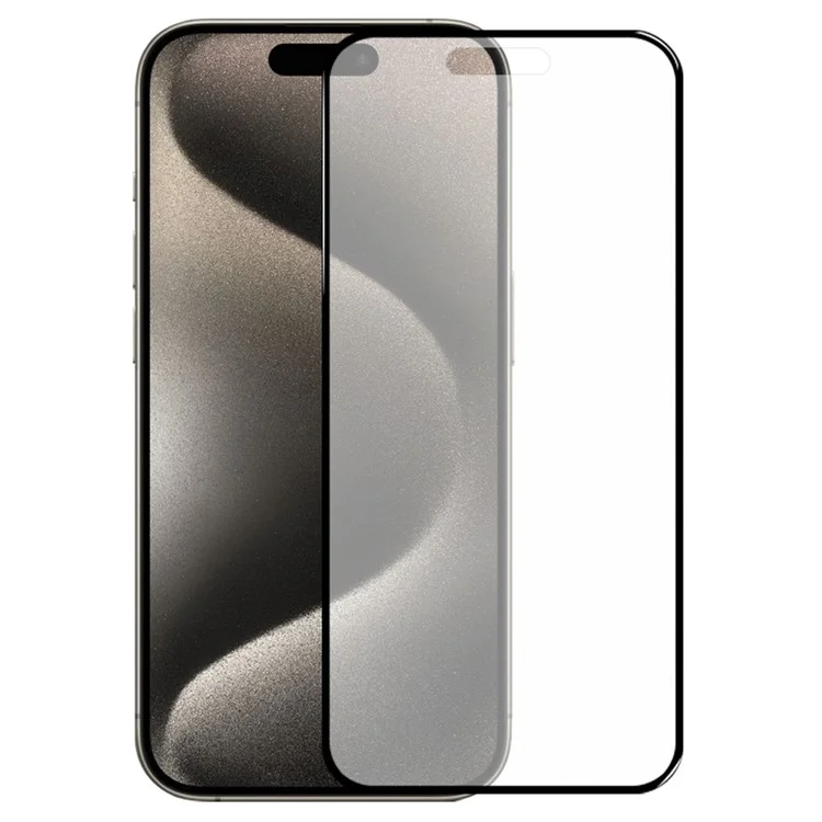 NORTHJO A++ For iPhone 15 Pro Screen Protector Anti-Fingerprint Full Coverage Matte Tempered Glass Film