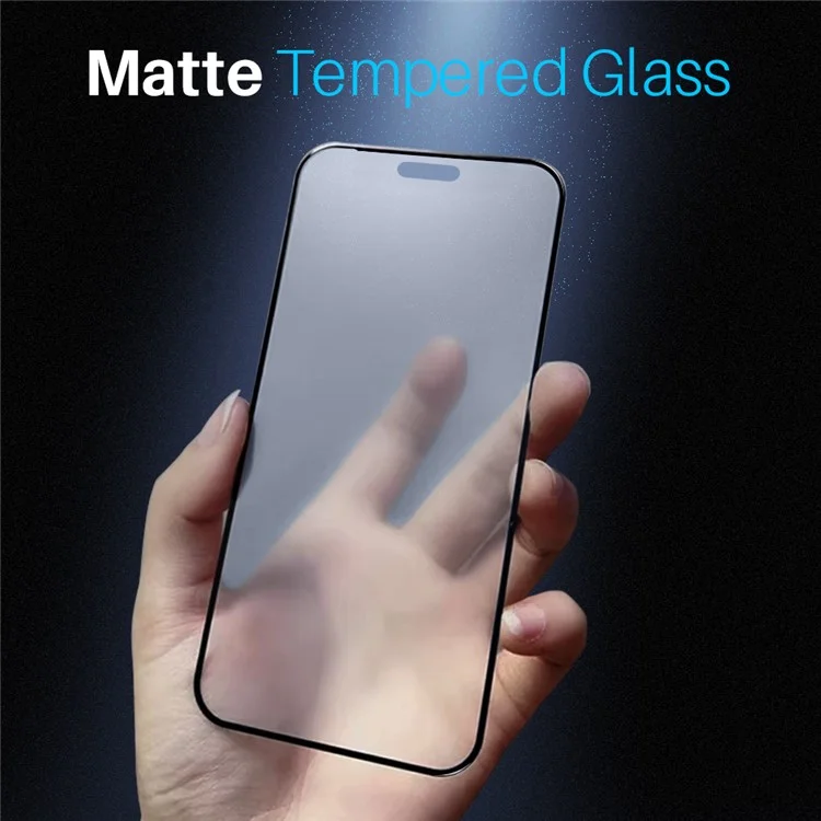 NORTHJO A++ For iPhone 15 Pro Screen Protector Anti-Fingerprint Full Coverage Matte Tempered Glass Film