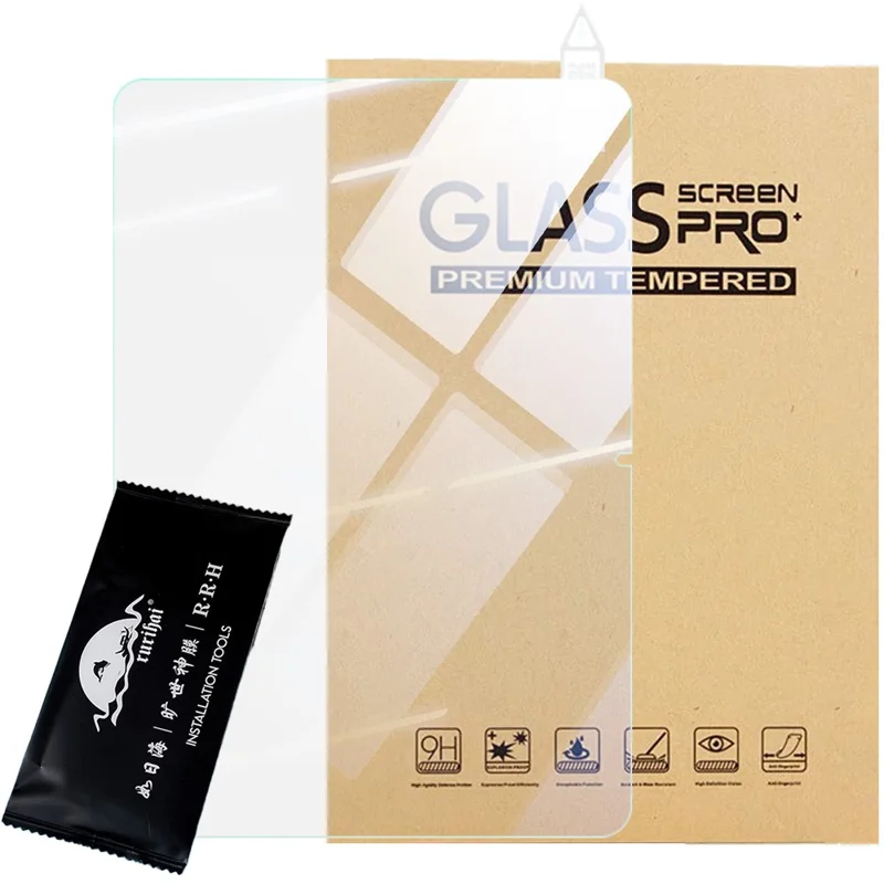 RURIHAI For Xiaomi Pad 6S Pro 12.4 AGC Glass Full Screen Protector 0.26mm 2.5D Arc Edge
