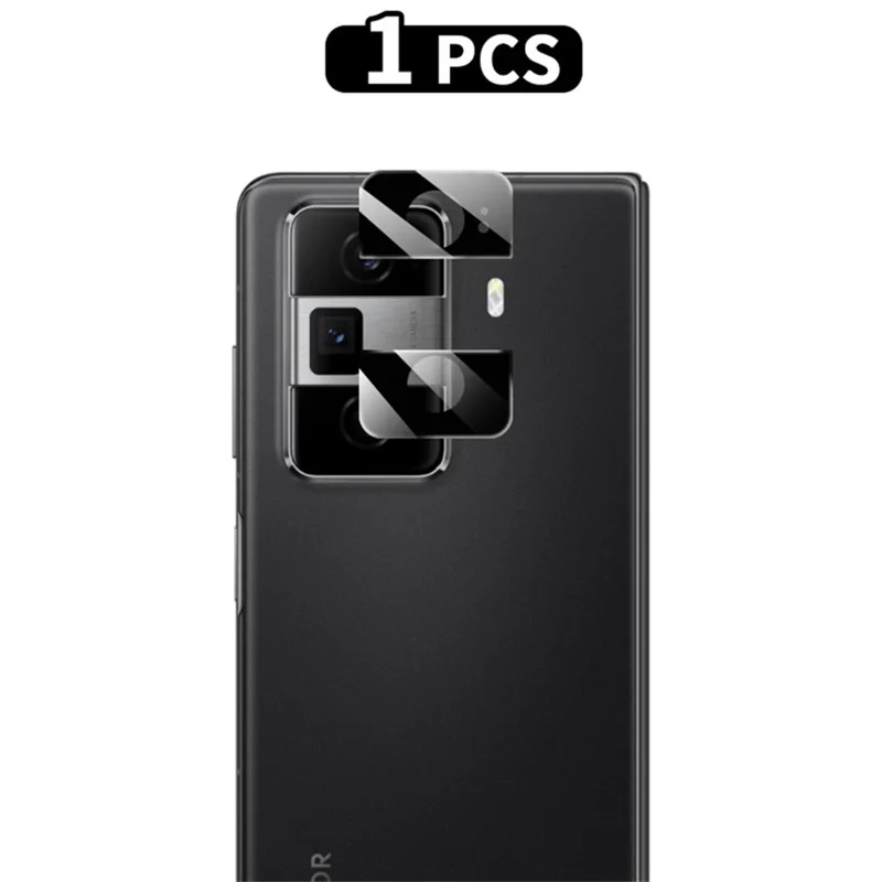 RURIHAI For Honor Magic Vs3 5G Camera Lens Protector HD Clear Lens Film Silk Printing Edge