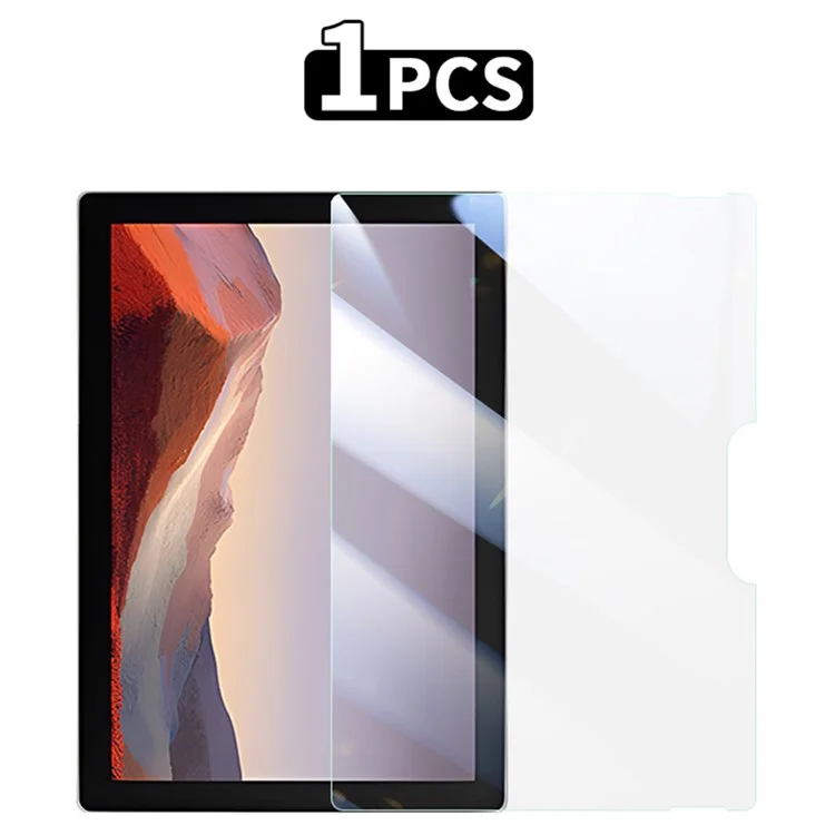 RURIHAI For Microsoft Surface Pro 7 Full Screen Protector AGC Glass Screen Film 2.5D Arc Edge