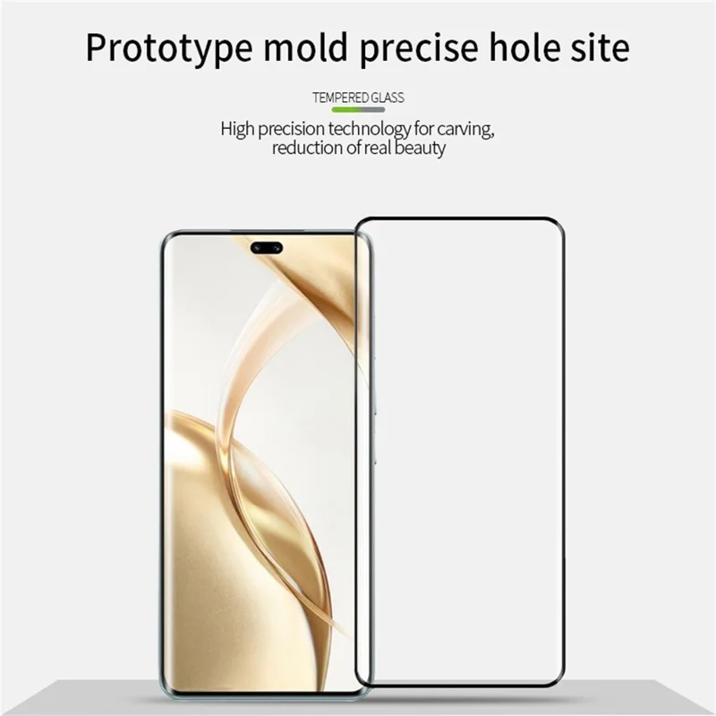 MOFI For Honor 200 Pro 5G Screen Protector Full Glue Tempered Glass Hot Bending Film