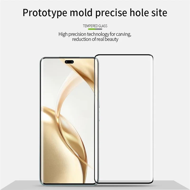 PINWUYO For Honor 200 5G 3D Hot Bending Screen Protector Tempered Glass Full Glue Film