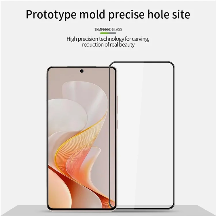 PINWUYO JK 3D Tempered Glass Film Series-2 para vivo S19 5G Protector de pantalla Vidrio de alta aluminio y silicio