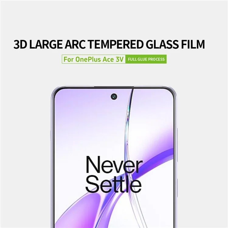 PINWUYO JK 3D Tempered Glass Film Series-2 para OnePlus Ace 3V 5G Protetor de Tela Anti-Impressão Digital Anti-Explosão