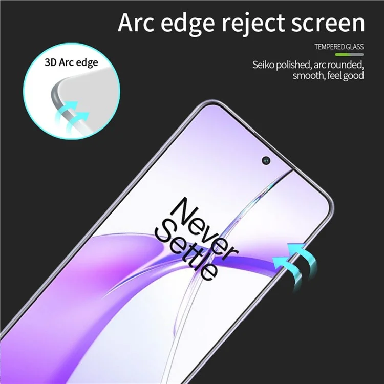 PINWUYO JK 3D Tempered Glass Film Series-2 para OnePlus Ace 3V 5G Protetor de Tela Anti-Impressão Digital Anti-Explosão