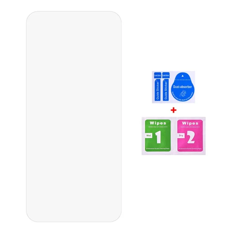 5Pz per Xiaomi Poco M6 Plus 5G Pellicola Protettiva Dello Schermo 0.3mm 2.5D Vetro Temperato Trasparente