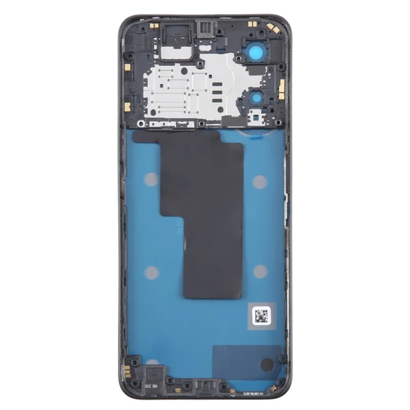 Para Oppo A78 5G Cobertura da Bateria Traseira com Anel da Câmera e Lente de Cobertura - Peça Sobressalente - Preto