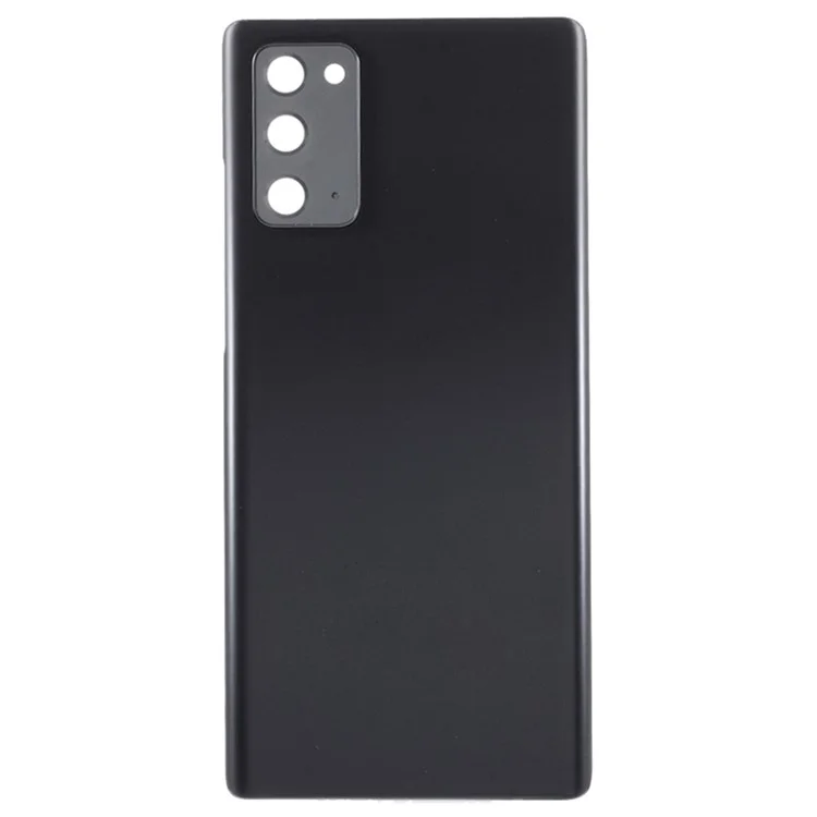 Para Samsung Galaxy Note20 N980 / Note20 5G N981 Carcasa de Batería con Adhesivo Pegatina + Cubierta de Lente de Cámara (Sin Logotipo) - Negro