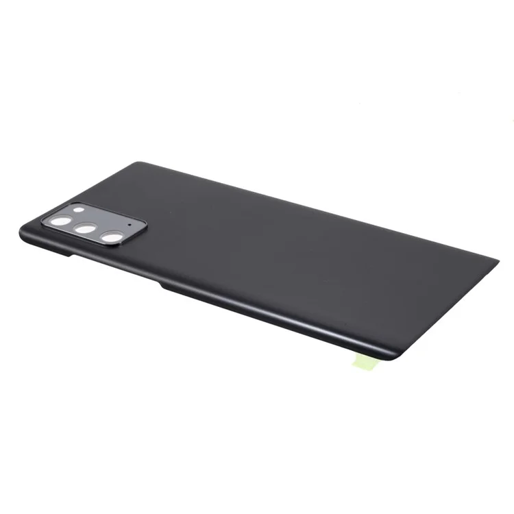 Para Samsung Galaxy Note20 N980 / Note20 5G N981 Carcasa de Batería con Adhesivo Pegatina + Cubierta de Lente de Cámara (Sin Logotipo) - Negro