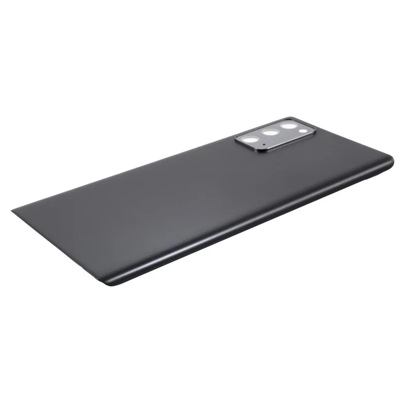 Para Samsung Galaxy Note20 N980 / Note20 5G N981 Carcasa de Batería con Adhesivo Pegatina + Cubierta de Lente de Cámara (Sin Logotipo) - Negro