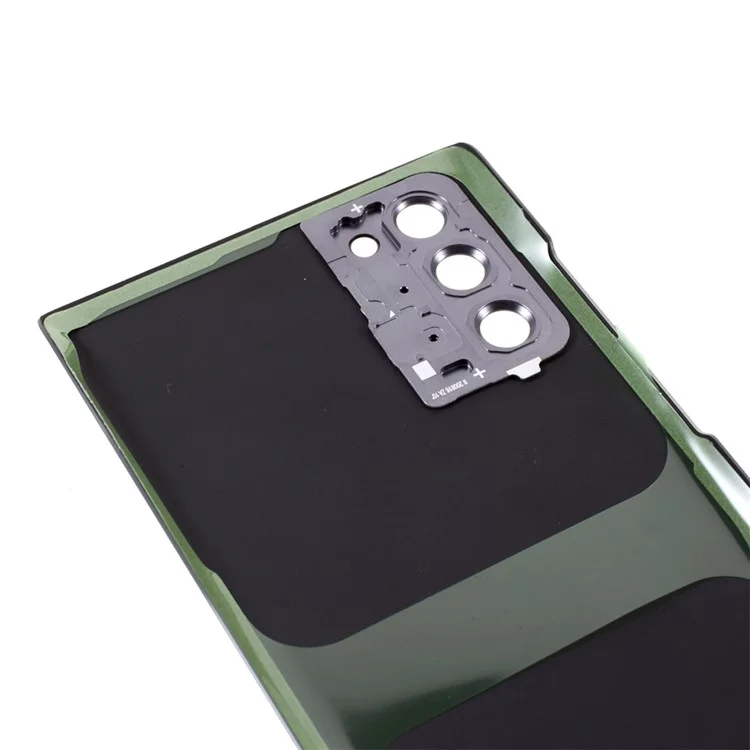 Para Samsung Galaxy Note20 N980 / Note20 5G N981 Carcasa de Batería con Adhesivo Pegatina + Cubierta de Lente de Cámara (Sin Logotipo) - Negro