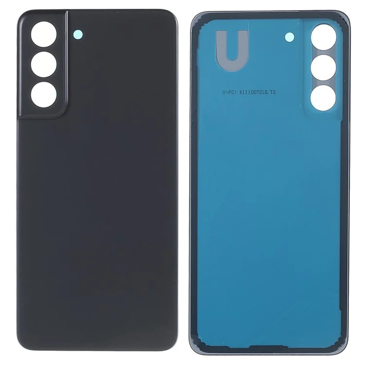 For Samsung Galaxy S21 FE 5G Battery Housing Cover with Adhesive Sticker (Without Logo) - Black