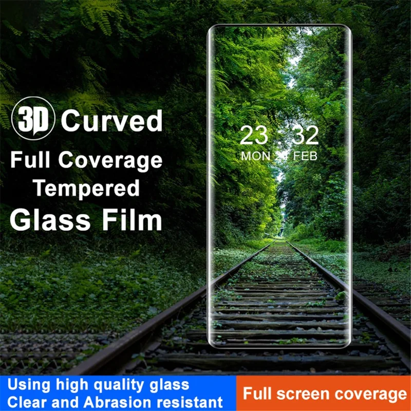 IMAK For Motorola Edge (2024) 5G Full Screen Protector 3D Curved Edge Tempered Glass Film