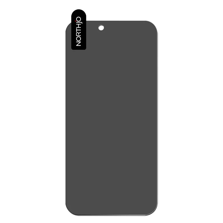 NORTHJO A+ Per iPhone 16 HD Screen Protector 2.5D Arc 28 Degree Anti-Spy 0.3mm Pellicola in Vetro Temperato