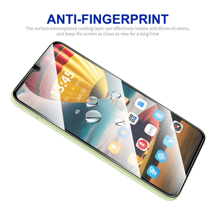 ENKAY HAT PRINCE 2Pcs For Samsung Galaxy A06 4G / A06 5G Screen Protector 0.26mm 2.5D High Aluminium-Silicon Glass Film
