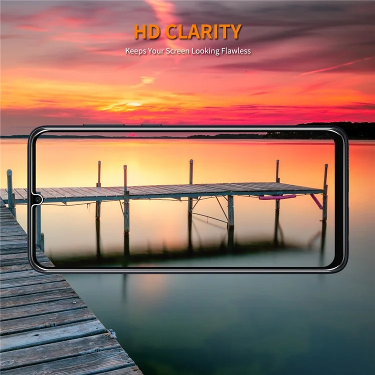 ENKAY HAT PRINCE For Samsung Galaxy A06 4G / A06 5G Screen Protector 9H Hardness High Aluminum-Silicon Glass Film