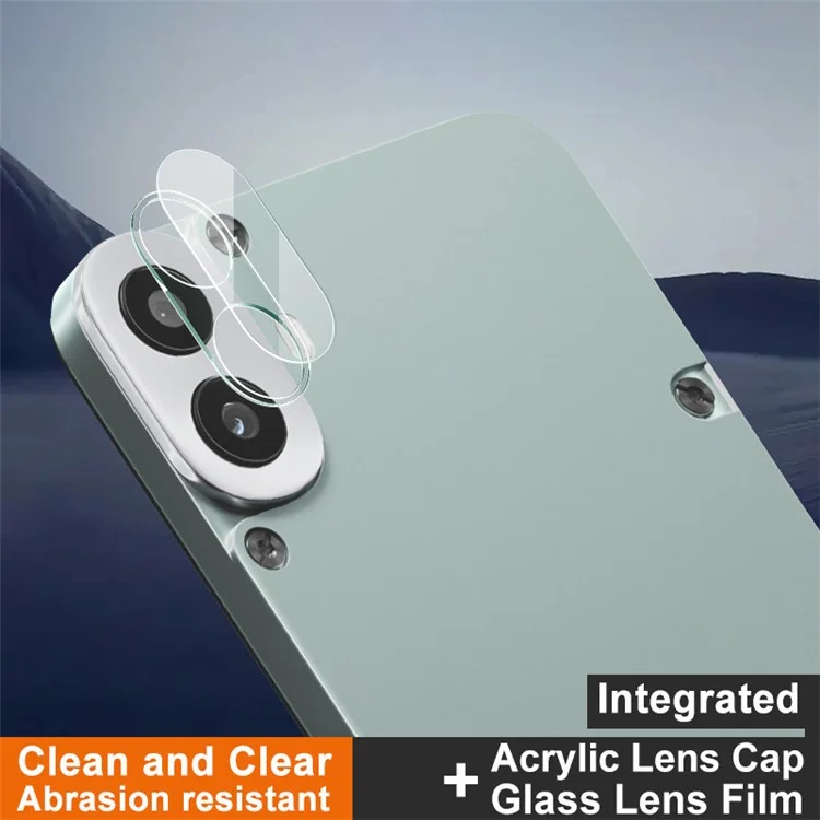 IMAK For Nothing CMF Phone 1 Camera Lens Protector Tempered Glass Lens Film+Acrylic Lens Cap