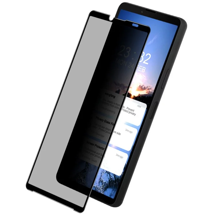 IMAK For Sony Xperia 10 VI Anti-Peep Tempered Glass Screen Protector Full Coverage