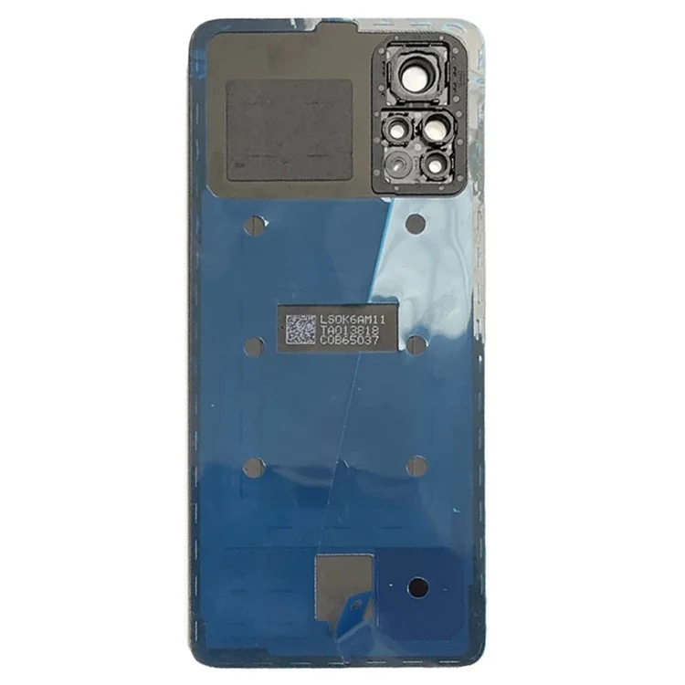 Pour Xiaomi Redmi Note 12 Pro 4G Back Battery Batching Cover Avec Couvercle de la Lentille de la Caméra Pièce de Rechange - Blanc Polaire