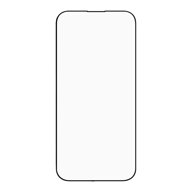 For iPhone 16 Pro Tempered Glass Film Full Coverage Silk Print Screen Protector Full Glue
