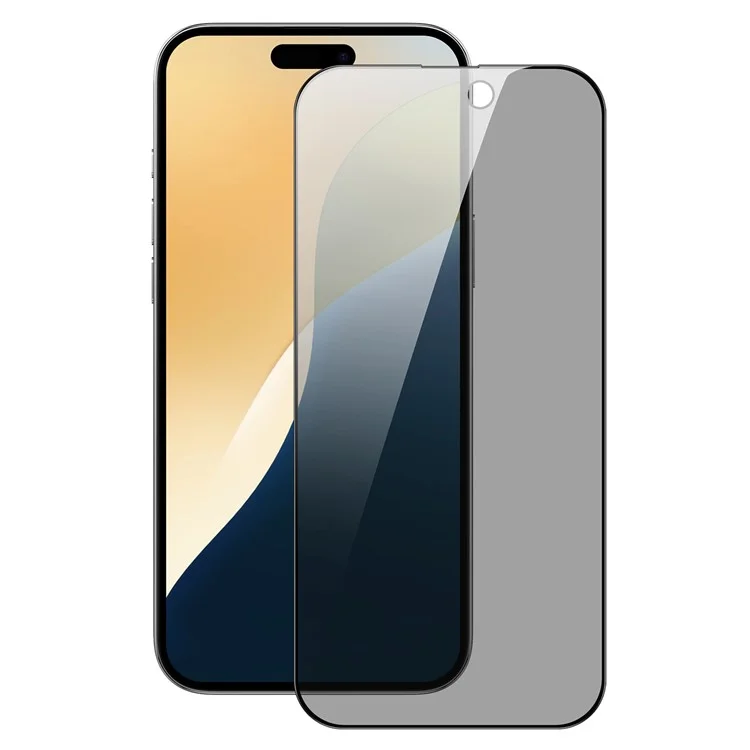 DUX DUCIS Para iPhone 16 Plus Film de Vidro Temperado Anti-Spy 2.5D Protetor de Tela Ultra-Fino